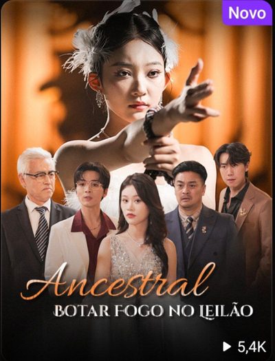 Capa da miniss&eacute;rie A Ancestral Botar Fogo no Leilão