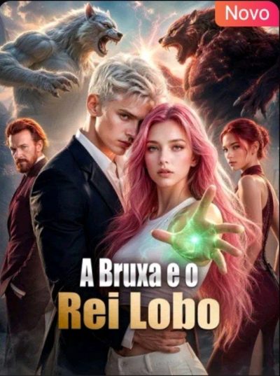 Capa da miniss&eacute;rie A Bruxa e o Rei Lobo