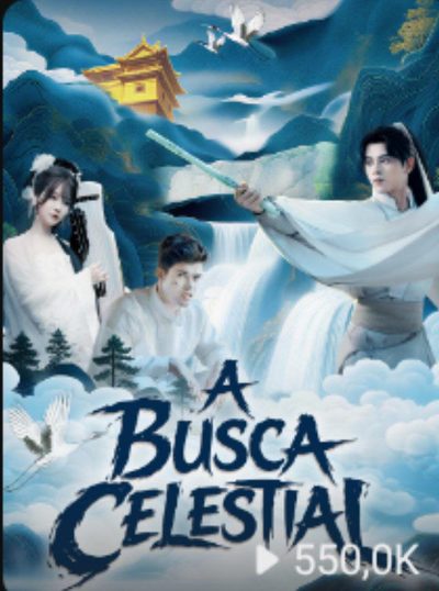 Capa da miniss&eacute;rie A Busca Celestial