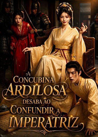 Capa da miniss&eacute;rie A Concubina Ardilosa Desaba ao Confundir a Imperatriz