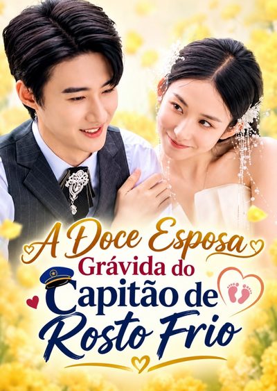 Capa da miniss&eacute;rie A Doce Esposa Grávida do Capitão de Rosto Frio Amor do Comandante Frio