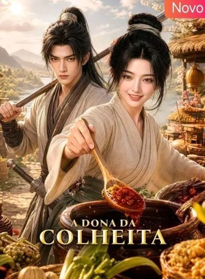 Capa da miniss&eacute;rie A Dona da Colheita
