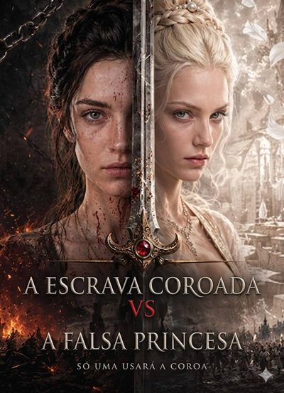 Capa da miniss&eacute;rie A Escrava Coroada Vs a Falsa Princesa