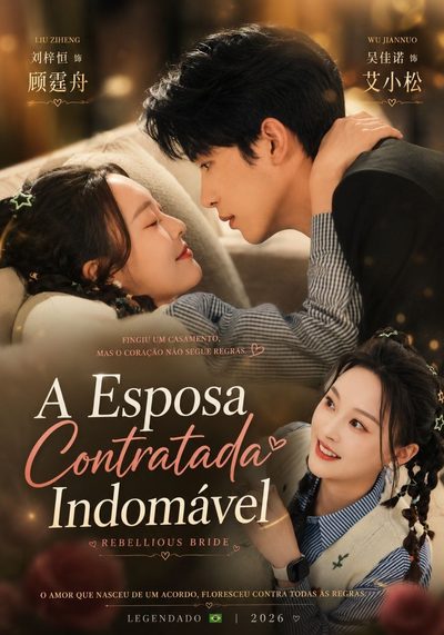 Capa da miniss&eacute;rie A Esposa Contratada Indomável