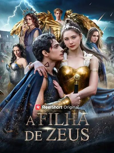 Capa da miniss&eacute;rie A Filha de Zeus -