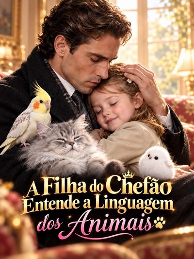 Capa da miniss&eacute;rie A Filha do Chefão Entende a Linguagem dos Animais