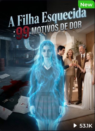 Capa da miniss&eacute;rie A Filha Esquecida: 99 Motivos de Dor