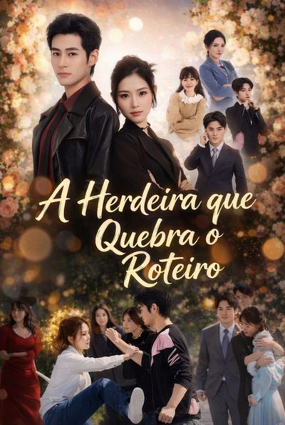 Capa da miniss&eacute;rie A Herdeira que Quebra o Roteiro
