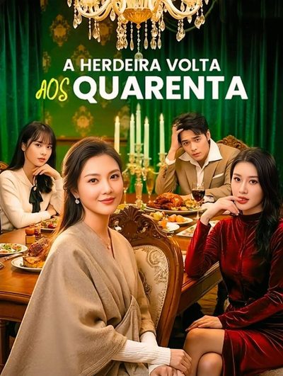 Capa da miniss&eacute;rie A Herdeira Volta aos Quarenta Dublado a Herdeira Volta aos 40 - Filha Falsa, Herdeira Verdadeira dublado