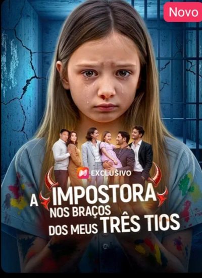 Capa da miniss&eacute;rie A Impostora nos Braços dos Meus Três Tios