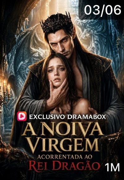Capa da miniss&eacute;rie A Noiva Virgem Acorrentada ao Rei Dragão