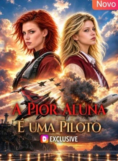 Capa da miniss&eacute;rie A Pior Aluna É uma Piloto