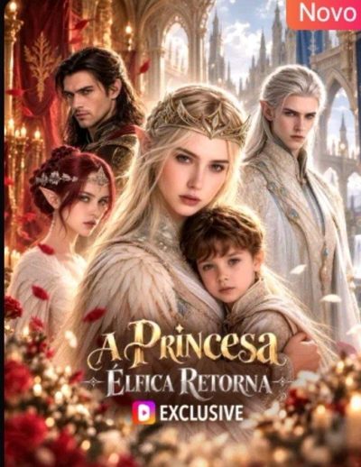 Capa da miniss&eacute;rie A Princesa Élfica Retorna