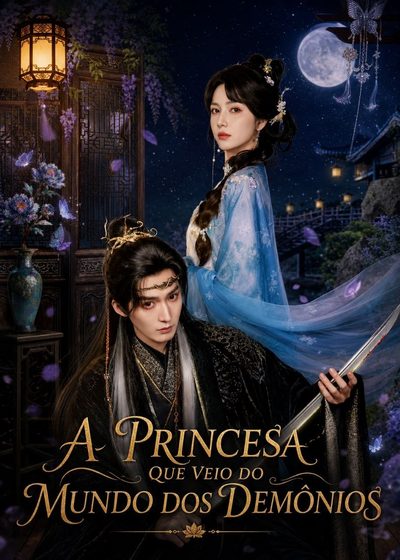 Capa da miniss&eacute;rie A Princesa que Veio do Mundo dos Demônios