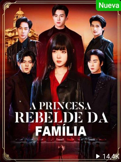 Capa da miniss&eacute;rie A Princesa Rebelde da Família