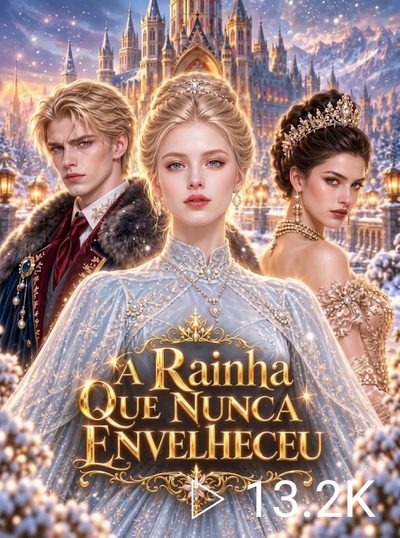 Capa da miniss&eacute;rie A Rainha que Nunca Envelheceu