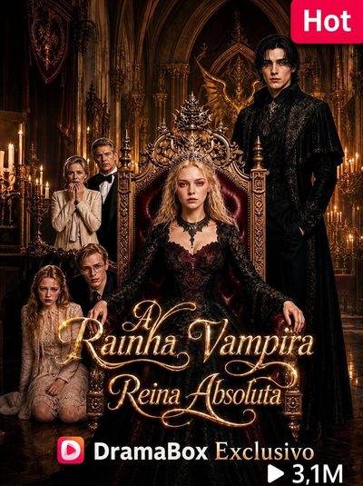 Capa da miniss&eacute;rie A Rainha Vampira Reina Absoluta