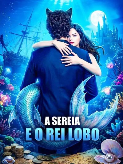 Capa da miniss&eacute;rie A Sereia e o Rei Lobo
