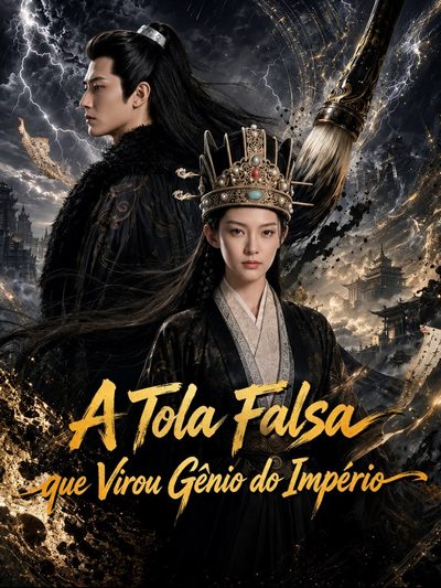 Capa da miniss&eacute;rie A Tola Falsa que Virou Gênio do Império