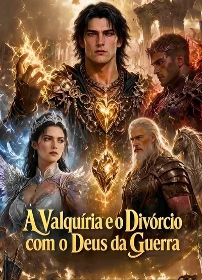 Capa da miniss&eacute;rie A Valquíria É o Divórcio com o Deus da Guerra -