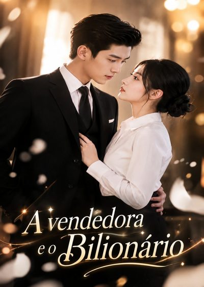 Capa da miniss&eacute;rie A Vendedora e o Bilionário Guardando uma Boa Ação, Ganhando Um Encontro para Toda a Vida