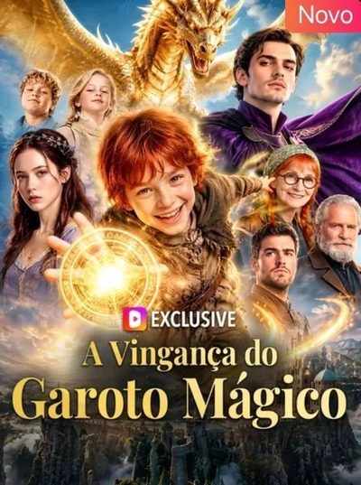 Capa da miniss&eacute;rie A Vingança do Garoto Mágico