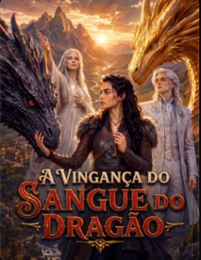 Capa da miniss&eacute;rie A Vingança do Sangue do Dragão