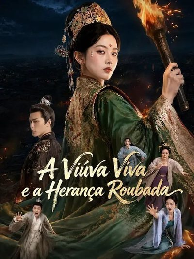 Capa da miniss&eacute;rie A Viúva Viva e a Gerência Roubada