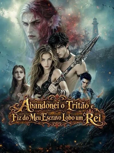 Capa da miniss&eacute;rie Abandonei o Tritão e Fiz do Meu Escravo Lobo Um Rei