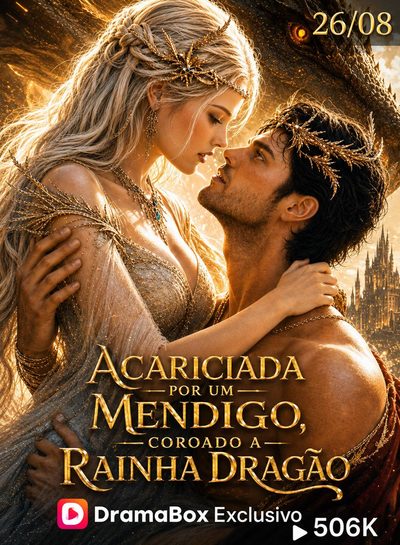 Capa da miniss&eacute;rie Acariciada por Um Mendigo, Coroada a Rainha Dragão