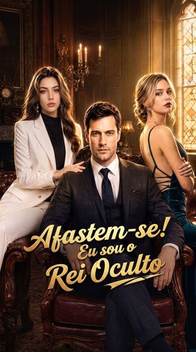 Capa da miniss&eacute;rie Afastem-se! Eu Sou o Rei Oculto