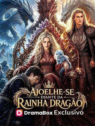 Capa da miniss&eacute;rie Ajoelhe-se Diante da Rainha Dragão