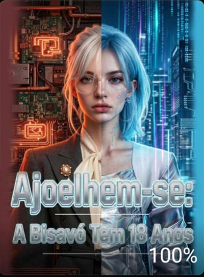 Capa da miniss&eacute;rie Ajoelhem-se: a Bisavô Tem 18 Anos