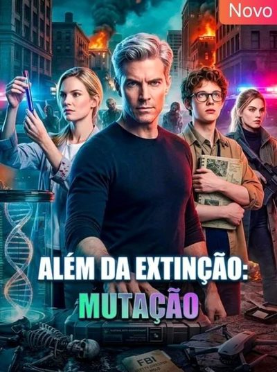 Capa da miniss&eacute;rie Além da Extinção: Mutação