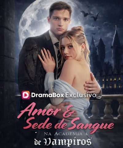 Capa da miniss&eacute;rie Amor e Sede de Sangue: na Academia de Vampiros