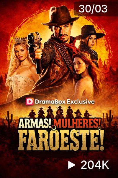 Capa da miniss&eacute;rie Armas! Mulheres! Faroeste!