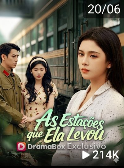 Capa da miniss&eacute;rie As Estações que Ela Levou