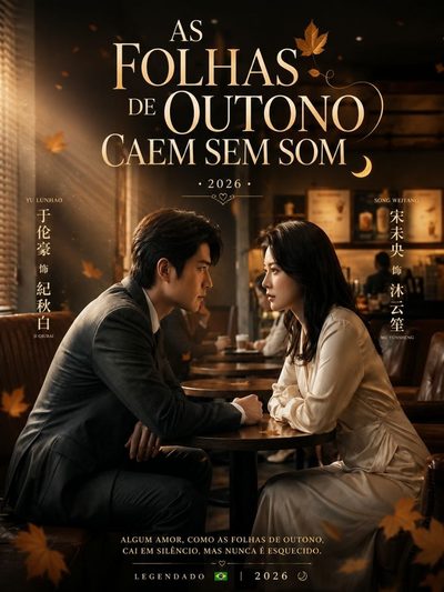 Capa da miniss&eacute;rie As Folhas de Outono Caem sem Som
