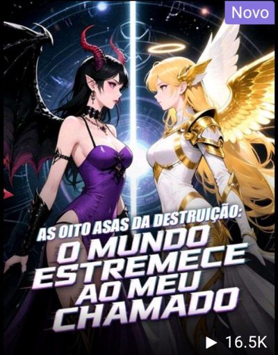 Capa da miniss&eacute;rie As Oito Asas da Destruição: o Mundo Estremesse ao Meu Chamado