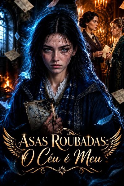 Capa da miniss&eacute;rie Asas Roubadas: o Céu É Meu