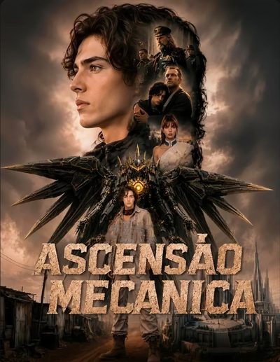 Capa da miniss&eacute;rie Ascensão Mecânica