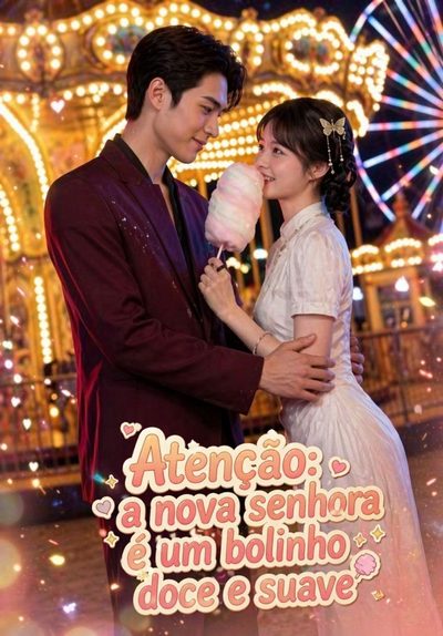 Capa da miniss&eacute;rie Atenção: a Nova Senhora É Um Bolinho Doce e Suave