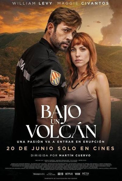 Capa da miniss&eacute;rie Bajo Un Volcan
