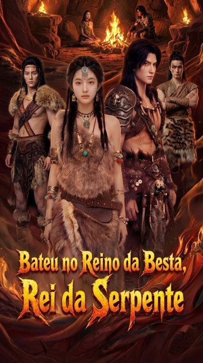 Capa da miniss&eacute;rie Bateu no Reino da Besta, Rei da Serpente
