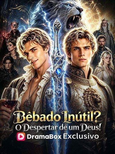Capa da miniss&eacute;rie Bebado Inútil? o Despertar de Um Deus!