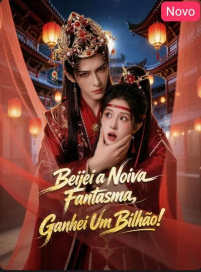 Capa da miniss&eacute;rie Beijei a Noiva Fantasma, Ganhei Um Bilhão!