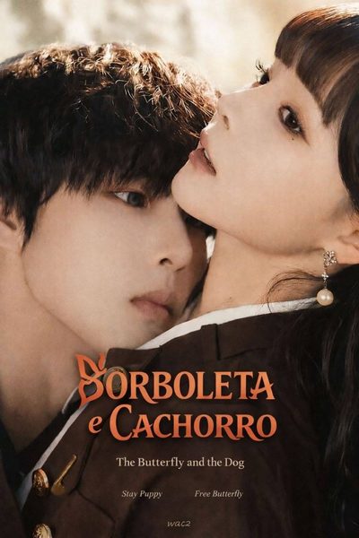 Capa da miniss&eacute;rie Borboleta e Cachorro