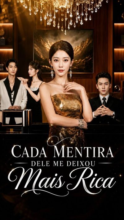 Capa da miniss&eacute;rie Cada Mentira Dele Me Deixou Mais Rica Where Lies Became a Ladder