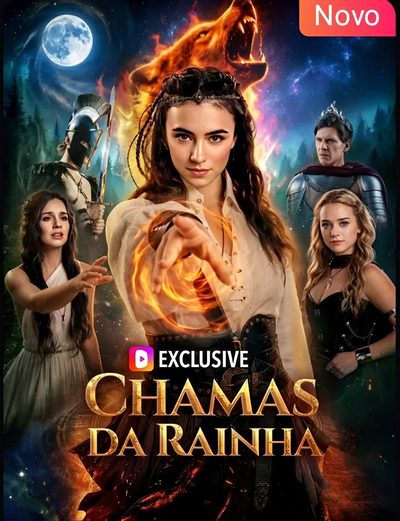 Capa da miniss&eacute;rie Chamas da Rainha