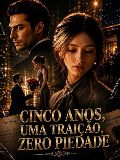 Capa da miniss&eacute;rie Cinco Anos, uma Traição. Zero Piedade